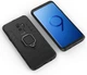 Чехол Iron Ring для Samsung Galaxy S9 Plus / G965 бампер противоударный с подставкой кольцом Black - изображение 4