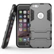Чехол Iron для Iphone 7 / 8 бронированный Бампер с подставкой Gray - изображение 1