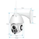 Вулична поворотна Wi-Fi ip камера відеоспостереження Anbiux 2mp 1080p YCC365 Plus - зображення 2