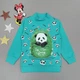 Утепленный свитшот "Панда" Lily kids для девочки 110 см Бирюзовый 15717 - изображение 1