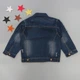 Джинсовая куртка U-Pink Apparel для девочки 120 см Синяя 18223 - изображение 2