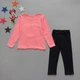 Костюм LOL Hacali kids для девочки 86-92 см Персиковый с темно-синим 17744 - изображение 2