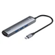USB Hub Baseus Mechanical Eye Six-in-one Type-C (PD 87W) to USB3.0*3 + HDMI + RJ45 Ethernet + Type-C PD Cерый (CAHUB-J0G) - изображение 1