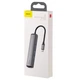 USB Hub Baseus Mechanical Eye Six-in-one Type-C (PD 87W) to USB3.0*3 + HDMI + RJ45 Ethernet + Type-C PD Cерый (CAHUB-J0G) - изображение 6