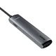 USB Hub Baseus Mechanical Eye Six-in-one Type-C (PD 87W) to USB3.0*3 + HDMI + RJ45 Ethernet + Type-C PD Cерый (CAHUB-J0G) - изображение 5