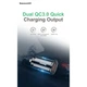 Автомобільний зарядний пристрій Baseus QC3.0 Circular 30 W Black (BS-C16Q1) - зображення 2