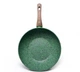 Сковорода Fissman WOK Malachite 24х7см алюминиевая с каменным антипригарным покрытием (AL-4314.24) - изображение 2