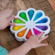 Іграшка-антистрес Fat Brain Toys dimpl digits Кольорові пелюстки (F275EN) - зображення 5