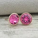 Сережки Xuping Витончений блиск з кристалами Swarovski 83082 розмір 10х10 мм колір рожевий позолота РО - зображення 3