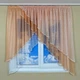 Кухонная занавеска TG Home №420 персиковая 300*160 - изображение 2