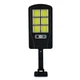 Вуличний ліхтар із сонячною панеллю датчик руху та пультом Solar Street Light BL BK 120-6COB 7498 Чорний - зображення 2