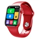 Смарт часы Smart Watch Series 6 M26 PLUS 44mm Aluminium беспроводная зарядка red красный - изображение 2