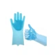 Силиконовые перчатки для уборки и мытья посуды Gloves Pro Original Blue - изображение 2