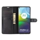 Чехол IETP для Motorola Moto G9 Power книжка кожа PU с визитницей черный - изображение 4