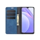 Чехол Taba Retro-Skin для Xiaomi Redmi 9T книжка кожа PU с визитницей синий - изображение 6
