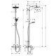 Hansgrohe Crometta S 240 Showerpipe Душова система для ванни - 27320000 - изображение 2