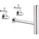 Сифон для умывальника HANSGROHE Flowstar колбовый латунь впуск 1 1/4" выпуск горизонтальный хром 52120000 - изображение 1