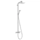 Душова система Hansgrohe E Showerpipe 280 1jet з термостатом для ванни, хром (27687000) - изображение 4
