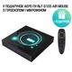 Смарт ТВ-приставка A95x F3 Slim 4/64Гб 8K Ulta HD Amlogic S905X3 + Аэро пульт G10s с гироскопом и микрофоном - изображение 1