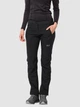 Брюки на флисе женские Jack Wolfskin Zenon Softshell Pants Women 1505111-6000 46 Черные (4055001928231) - изображение 1