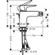 Змішувач для біде Hansgrohe Talis E 71720000 - зображення 2