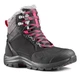 Черевики для зимових походів Quechua SH520 x-warm mid EU41 UA40,5 Чорні з рожевим (899571) - зображення 1