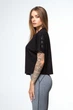 Футболка Designed for Fitness OVERSIZE LONG XS/S чорна - зображення 3