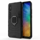 Чехол Fiji Ring для Xiaomi Redmi 9A бронированный бампер с кольцом черный - изображение 2