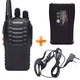 Комплект Рація Baofeng BF-888S + дод. акумулятор 1500 mAh + гарнітура Luiton для Kenwood чорний - зображення 1