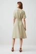 Платье Arket Fluid Twill Wrap Dress 44 - изображение 2