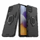 Чехол с подставкой Deexe Hybrid Case для Samsung Galaxy M32 (M325) - Black - изображение 2