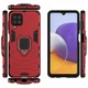 Чехол с подставкой Deexe Hybrid Case для Samsung Galaxy M32 (M325) - Red - изображение 5