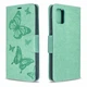 Чохол-книжка з малюнком UniCase Butterfly Pattern для Samsung Galaxy A51 - Green - зображення 4
