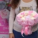 Букет из игрушек Мишки 5 нежно-розовый(5364) - изображение 2