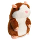 Хомяк говорящий Kronos Toys темно-коричневый R209829 - изображение 1