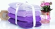 Набор полотенец Hobby Rainbow Lila 70x140 см 4шт Фиолетовый (8698499304031) - изображение 4