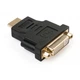 Перехідник HDMI AM to DVI 24+5 F Vinga (VCPAHDMIM2DVIFBK) - зображення 1