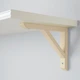 Полиця навісна IKEA BERGSHULT / SANDSHULT, білий, осика, 120х30 см, 593.260.25 - изображение 3