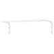 Штанга для одежды IKEA MULIG 60-90 см Белая 301.794.35 - изображение 2
