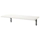 Полиця навісна IKEA BERGSHULT / KROKSHULT, білий, антрацит, 80х30 см, 493.260.78 - изображение 1