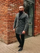 Пальто с начесом Asos M Серое К-392-2 - изображение 3