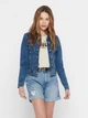 Джинсовая куртка ONLY ONLTIA LIFE DNM JACKET BB MB BEX02 NOOS 36 Темно-синий 15170682 Medium Blue Denim - изображение 3