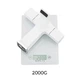 Змішувач для умивальника з термостатом Gappo Jacob G1007-50 Білий/Хром - зображення 4