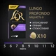 Набор кофе в капсулах L’OR Lungo Profondo 10 упаковок x 10 шт (100 капсул) совместимы с Nespresso 100% Арабика (8711000360729) - изображение 3