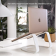 Алюминиевая подставка Twelve South Curve для MacBook Silver - изображение 6