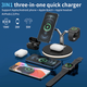 Зарядное устройство Bonola 3-in-1 Wireless Charging Station Dock Magnetic charging 25w White - изображение 4