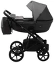 Коляска 2 в 1 Bair Kiwi кожа 100% BK-21/15 серый - графит - зображення 4