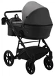 Коляска 2 в 1 Bair Kiwi кожа 100% BK-21/15 серый - графит - зображення 5