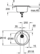 Кухонная мойка каменная GROHE K-Series K 200 31656AT0 Серая - изображение 5