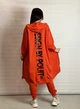 Женский костюм с кардиганом из трикотажа Poliit 7262 оранжевый 38 - изображение 4